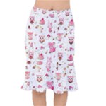 Pink Woodland Animals, Koteto Short Mermaid Skirt