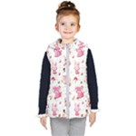 Pink Woodland Animals, Koteto Kids  Hooded Puffer Vest