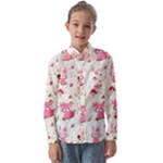 Pink Woodland Animals, Koteto Kids  Long Sleeve Shirt