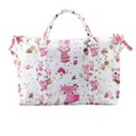 Pink Woodland Animals, Koteto Carry-on Travel Shoulder Bag