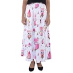 Pink Woodland Animals, Koteto Flared Maxi Skirt