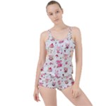 Pink Woodland Animals, Koteto Boyleg Tankini Set 