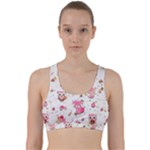 Pink Woodland Animals, Koteto Back Weave Sports Bra