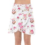 Pink Woodland Animals, Koteto Wrap Front Skirt