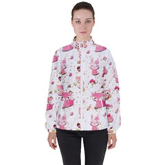 Women s High Neck Windbreaker 