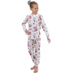 Pink Woodland Animals, Koteto Kids  Long Sleeve Set 