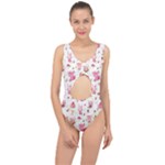 Pink Woodland Animals, Koteto Center Cut Out Swimsuit