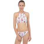 Pink Woodland Animals, Koteto Halter Bikini Set