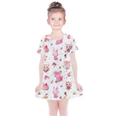 Kids  Simple Cotton Dress 