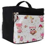 Pink Woodland Animals, Koteto Make Up Travel Bag (Big)