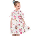 Pink Woodland Animals, Koteto Kids  Sailor Dress