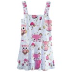 Pink Woodland Animals, Koteto Kids  Layered Skirt Swimsuit