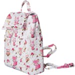 Pink Woodland Animals, Koteto Buckle Everyday Backpack