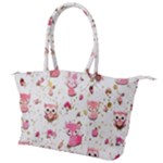 Pink Woodland Animals, Koteto Canvas Shoulder Bag