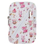 Pink Woodland Animals, Koteto Belt Pouch Bag (Large)