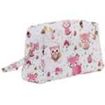 Pink Woodland Animals, Koteto Wristlet Pouch Bag (Large)