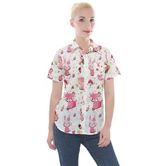 Women s Short Sleeve Pocket Shirt 