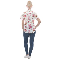 Women s Short Sleeve Pocket Shirt 