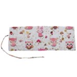 Pink Woodland Animals, Koteto Roll Up Canvas Pencil Holder (S)