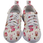 Pink Woodland Animals, Koteto Kids Athletic Shoes