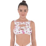 Pink Woodland Animals, Koteto Bandaged Up Bikini Top