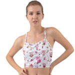 Pink Woodland Animals, Koteto Mini Tank Bikini Top