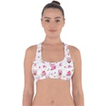 Pink Woodland Animals, Koteto Cross Back Hipster Bikini Top 