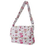 Pink Woodland Animals, Koteto Full Print Messenger Bag (L)