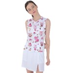 Pink Woodland Animals, Koteto Women s Sleeveless Sports Top