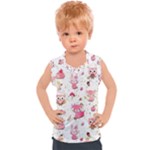 Pink Woodland Animals, Koteto Kids  Sport Tank Top