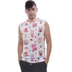 Pink Woodland Animals, Koteto Men s Regular Tank Top