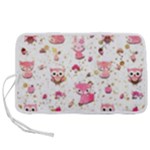 Pink Woodland Animals, Koteto Pen Storage Case (L)