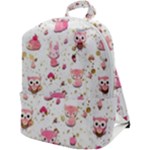 Pink Woodland Animals, Koteto Zip Up Backpack