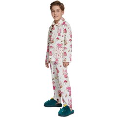 Kids  Long Sleeve Velvet Pajamas Set 