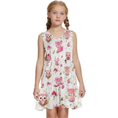 Kids  Sleeveless Tiered Mini Dress 