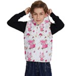 Pink Woodland Animals, Koteto Kids  Stylish Hooded Puffer Vest