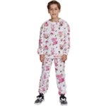 Pink Woodland Animals, Koteto Kids  Sweatshirt set