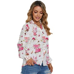 Women s Long Sleeve Button Up Shirt 