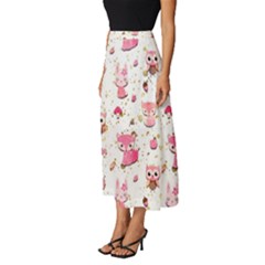 Classic Midi Chiffon Skirt 