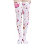 Pink Woodland Animals, Koteto Thigh High Stockings