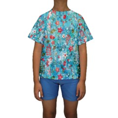 Kids  Short Sleeve Swimwear 