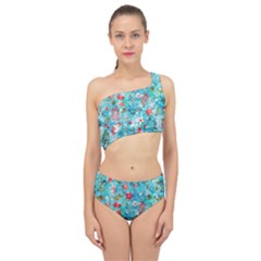 Spliced Up Two Piece Swimsuit 