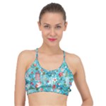 Snowy Winter Foliage, Adoxali, Christmas, Berry, Blue Basic Training Sports Bra