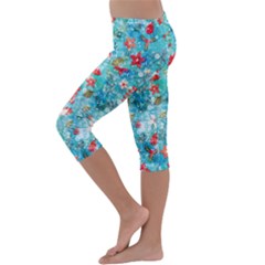 Kids  Lightweight Velour Capri Leggings  