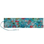 Snowy Winter Foliage, Adoxali, Christmas, Berry, Blue Roll Up Canvas Pencil Holder (L)