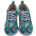 Snowy Winter Foliage, Adoxali, Christmas, Berry, Blue Mens Athletic Shoes