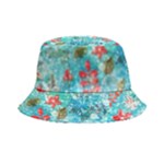 Snowy Winter Foliage, Adoxali, Christmas, Berry, Blue Bucket Hat