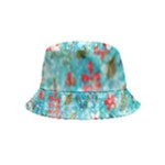 Snowy Winter Foliage, Adoxali, Christmas, Berry, Blue Bucket Hat (Kids)