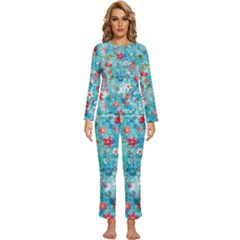 Womens  Long Sleeve Lightweight Pajamas Set 