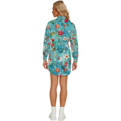 Womens Long Sleeve Shirt Dress 